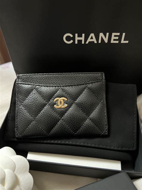 chanel small card holder|vintage chanel card holder.